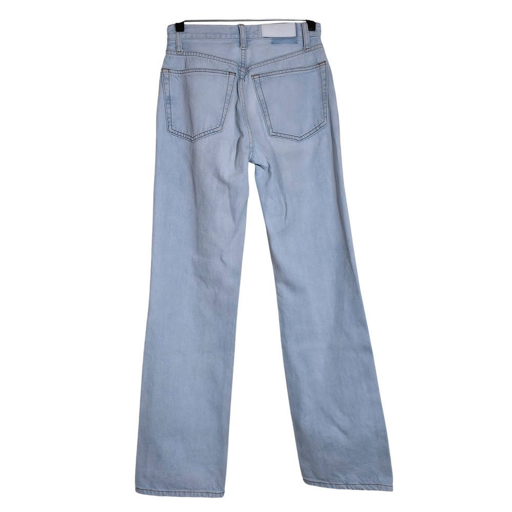 RE/DONE Originals 90s High Rise Loose Jeans Size 24 Bleach Destroy EUC - Picture 10 of 14